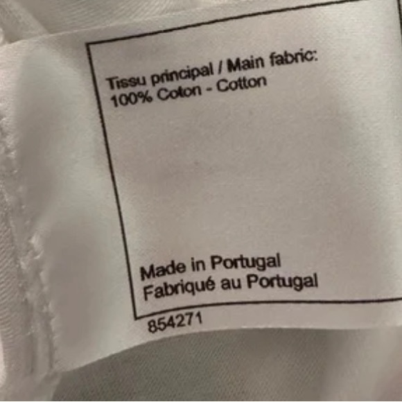 CHANEL S/S Tee with Beaded Logo CC (white) - Picture 6 of 6